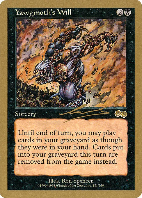 Yawgmoth's Will - 2000 Nicolas Labarre - S