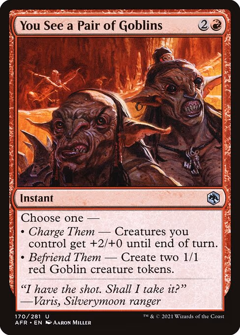 You See a Pair of Goblins