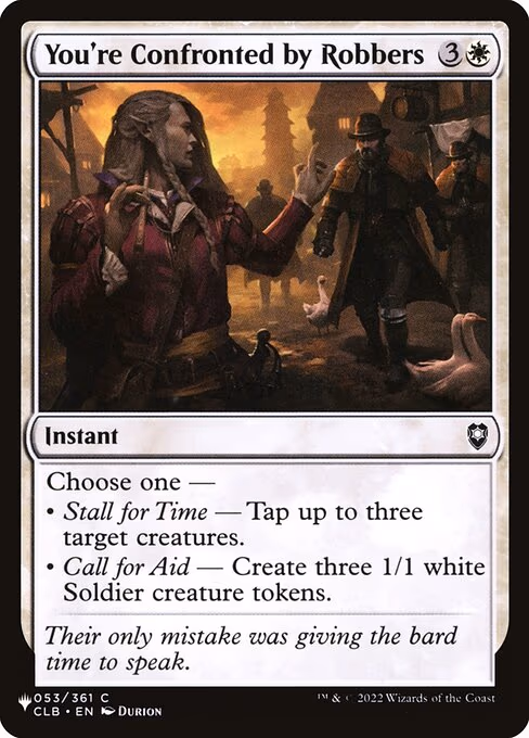 You're Confronted by Robbers - C (053/361)