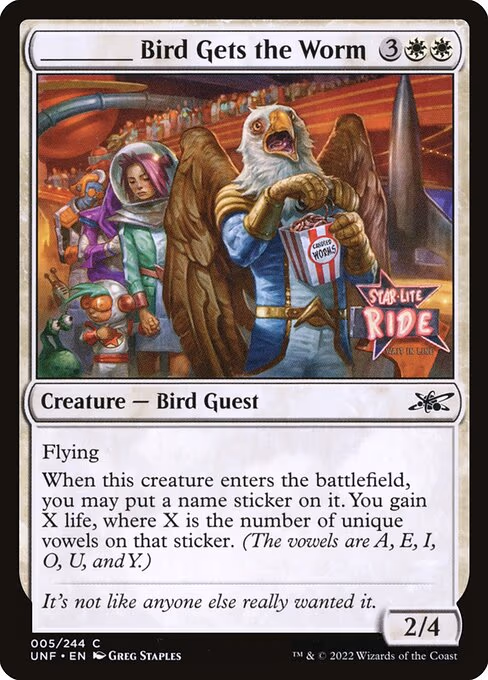 _____ Bird Gets the Worm