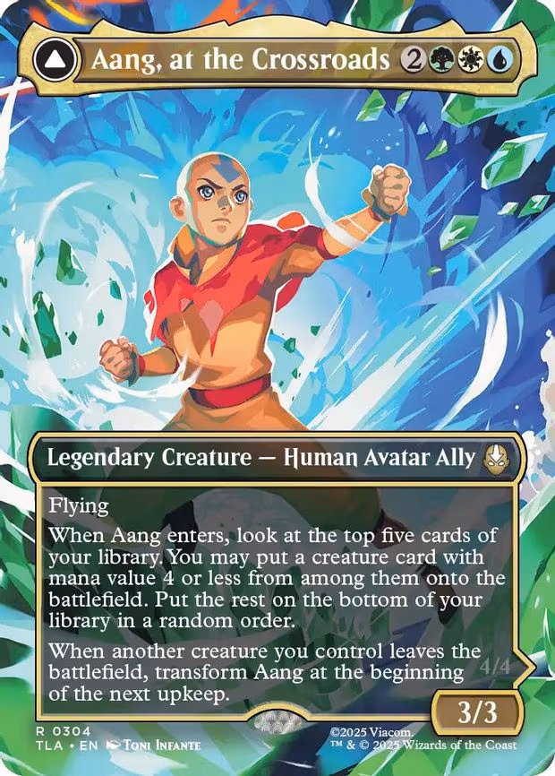 Aang, at the Crossroads