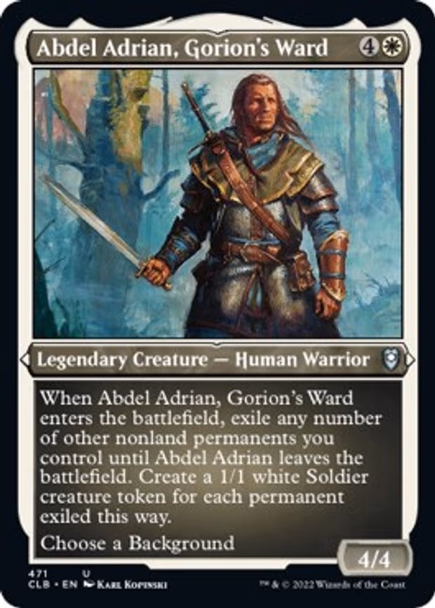 Abdel Adrian, Gorion's Ward