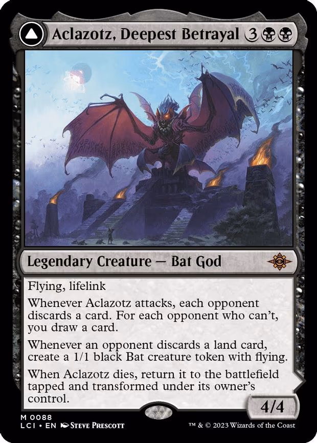 Aclazotz, Deepest Betrayal