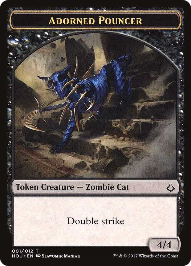 Adorned Pouncer // Horse Double-Sided Token