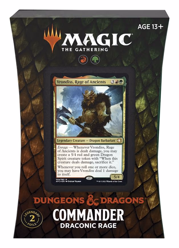 Adventures in the Forgotten Realms - Draconic Rage Commander Deck
