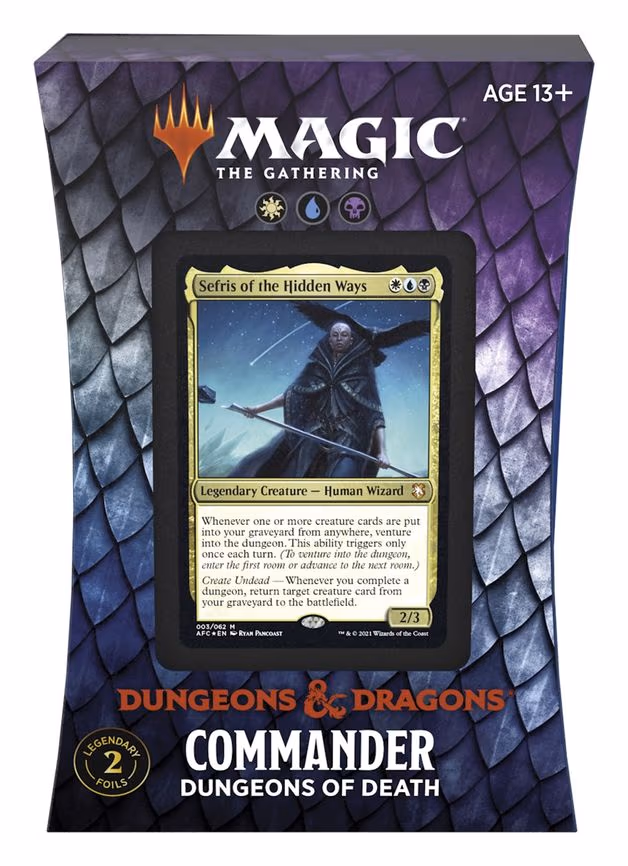 Adventures in the Forgotten Realms - Dungeons of Death Commander Deck
