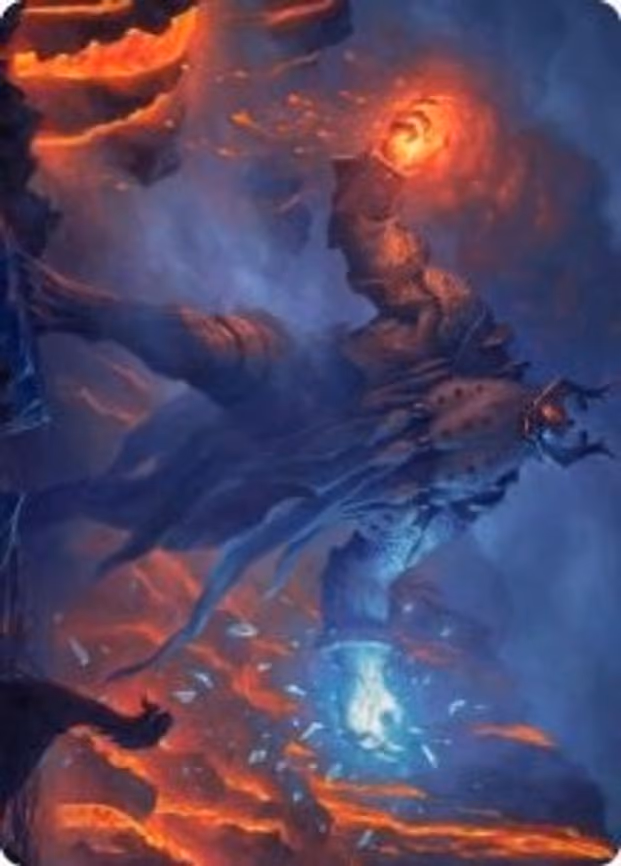 Aegar, the Freezing Flame Art Card