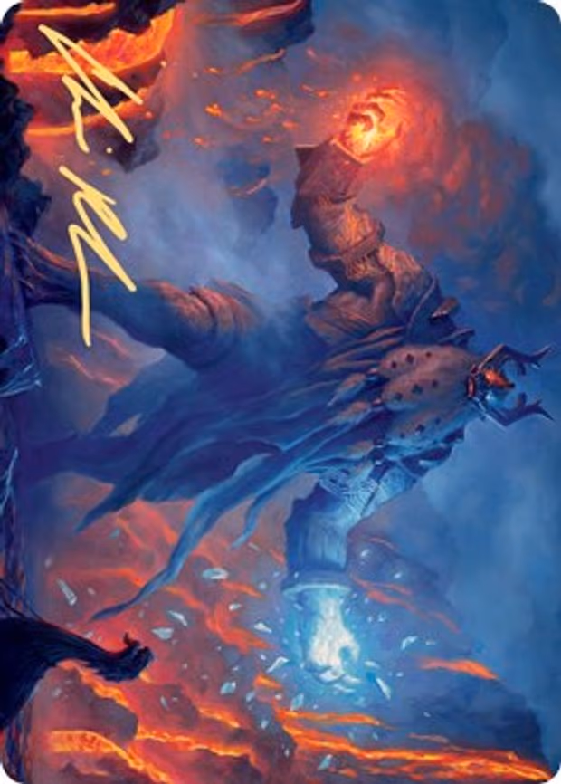 Aegar, the Freezing Flame Art Card