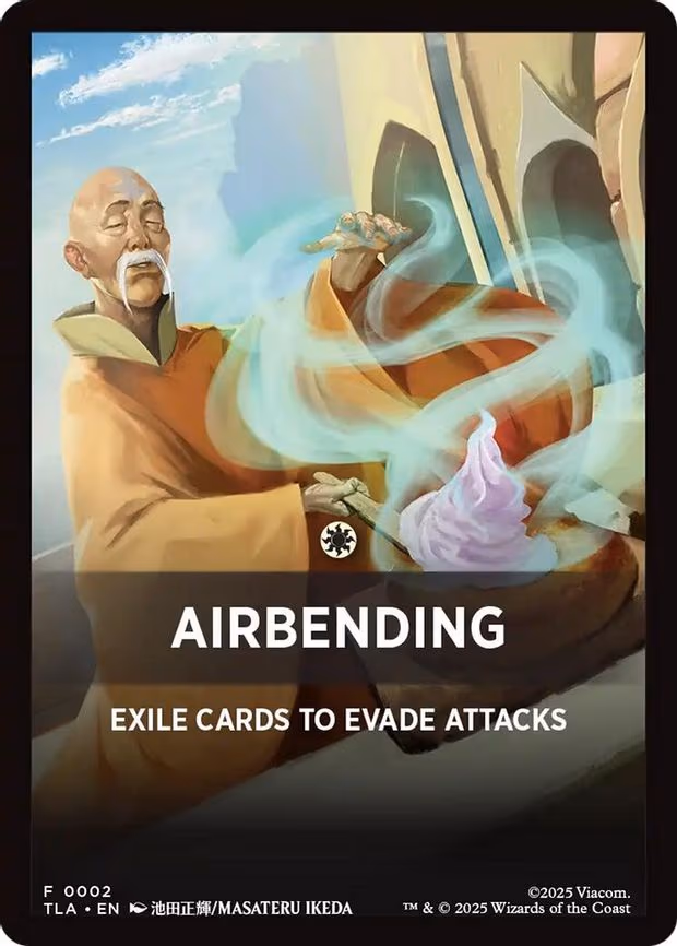 Airbending Theme Card