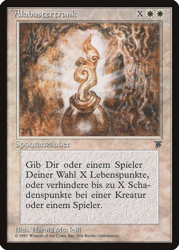 Alabaster Potion (German) - "Alabastertrank"