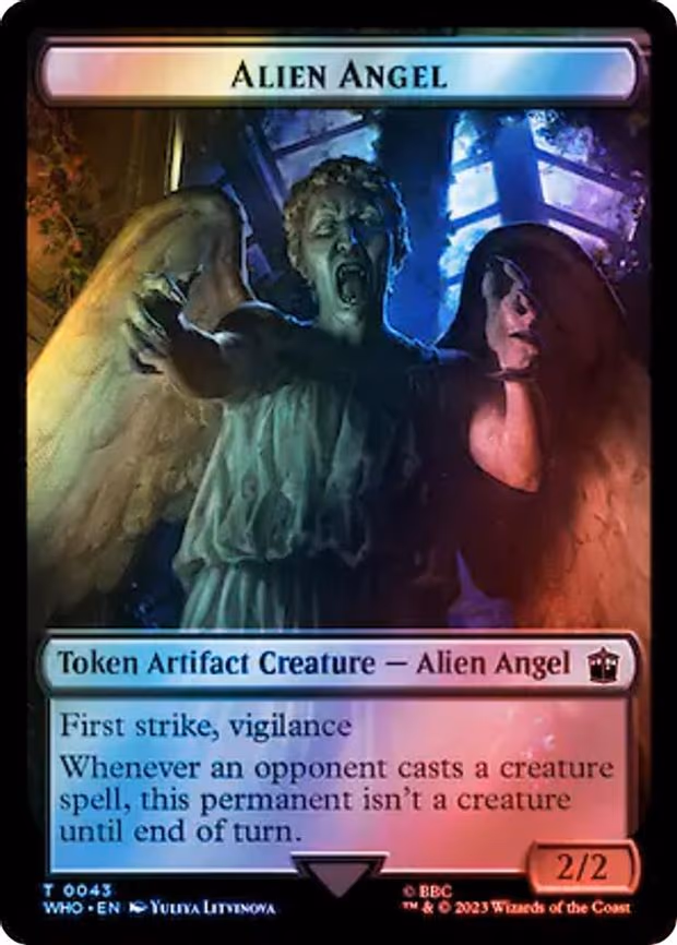Alien Angel // Food (0059) Double-Sided Token