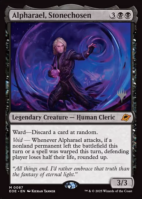 Alpharael, Stonechosen