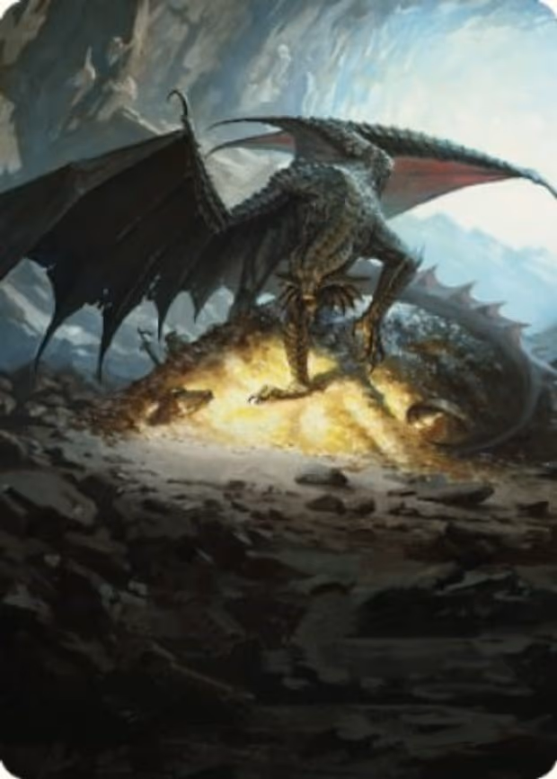 Ancient Copper Dragon Art Card