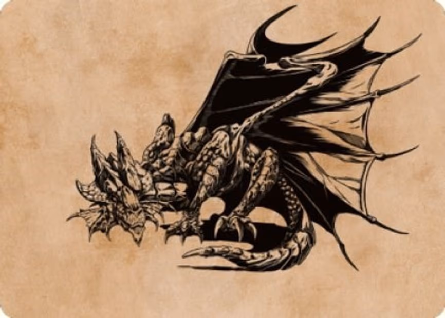 Ancient Copper Dragon Art Card