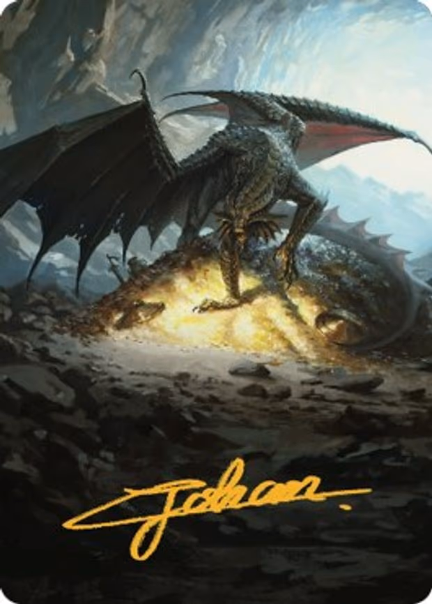 Ancient Copper Dragon Art Card
