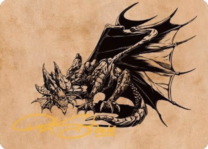Ancient Copper Dragon Art Card