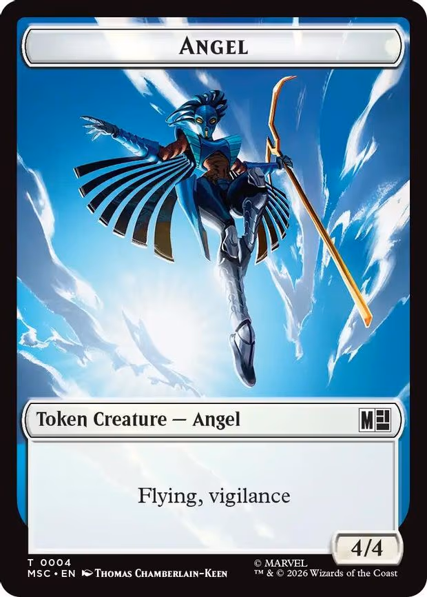 Angel (004) // Vibranium (015) Double-Sided Token