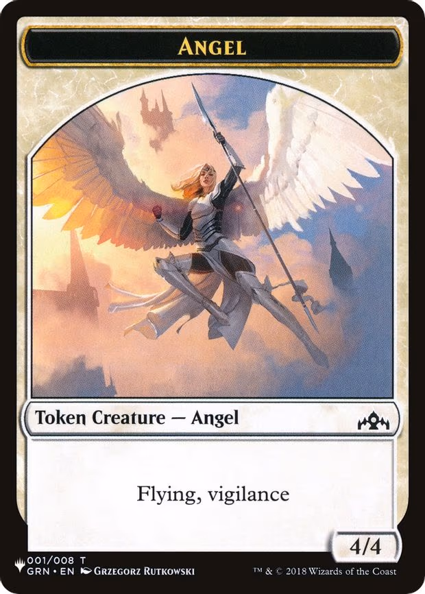 Angel // Warrior Double-Sided Token