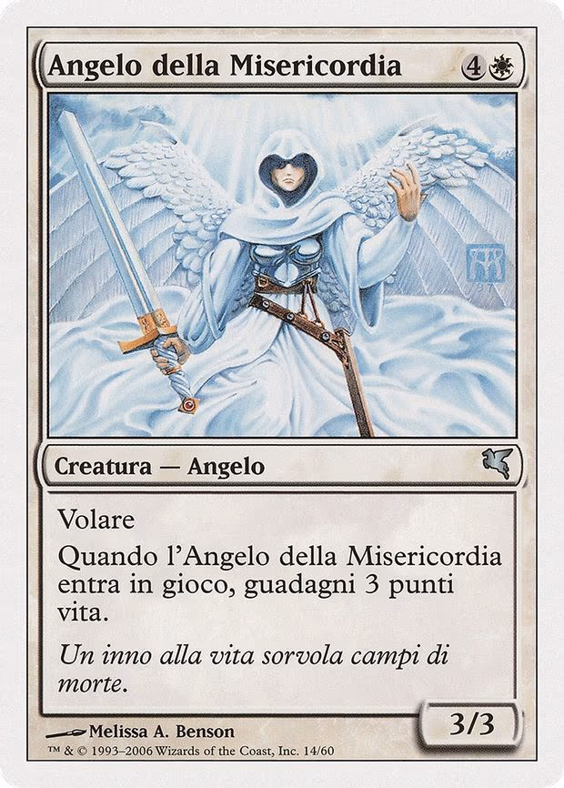 Angel of Mercy (Italian) - "Angelo della Misericordia"