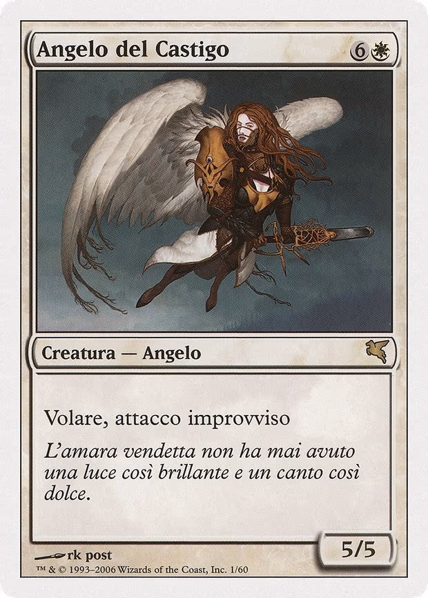 Angel of Retribution (Italian) - "Angelo del Castigo"