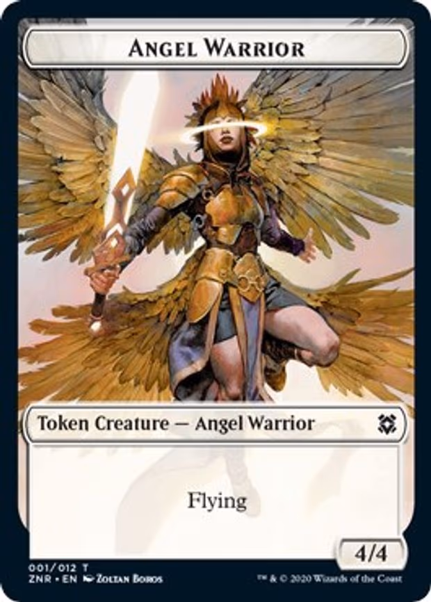 Angel Warrior // Construct Double-Sided Token