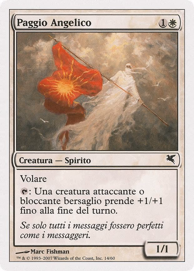 Angelic Page (Italian) - "Paggio Angelico"