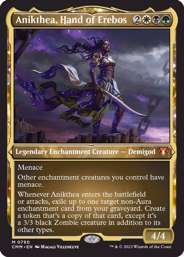 Anikthea, Hand of Erebos (Display Commander) (Foil Etched) - Thick Stock