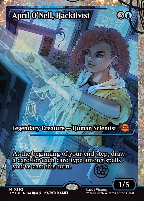 April O'Neil, Hacktivist