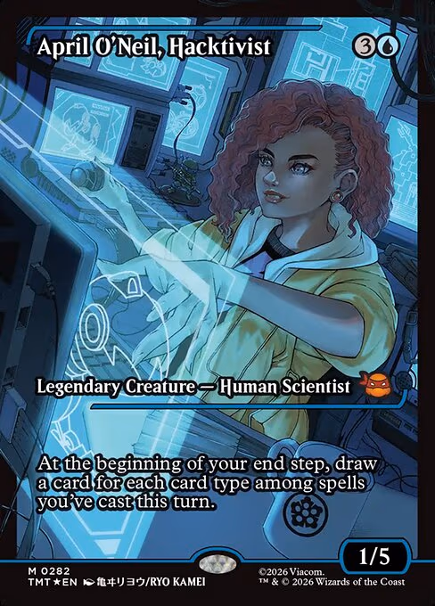 April O'Neil, Hacktivist