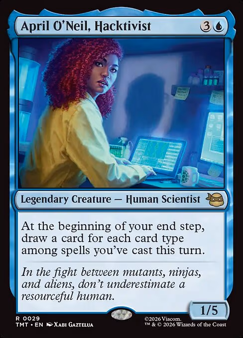 April O'Neil, Hacktivist