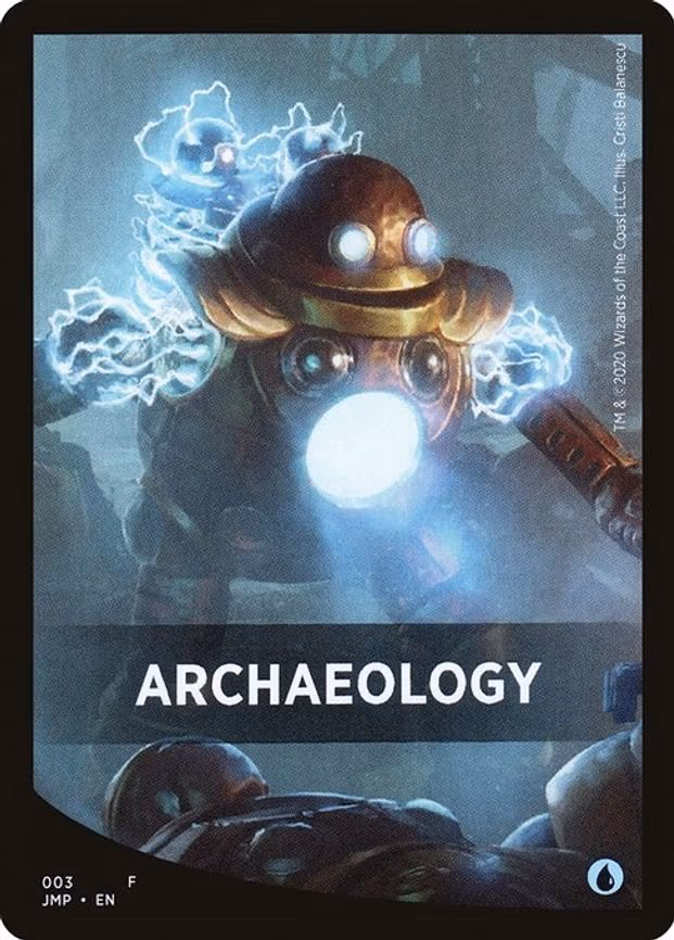 Archaeology Theme Card