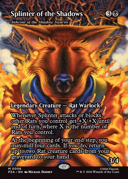 Splinter of the Shadows - Ashcoat of the Shadow Swarm