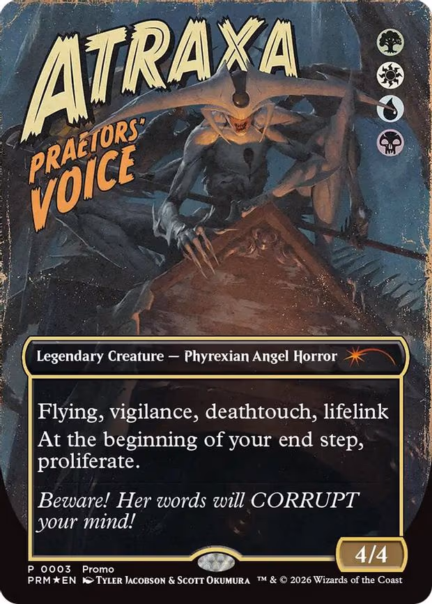 Atraxa, Praetors' Voice