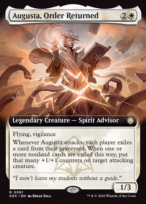 Augusta, Order Returned