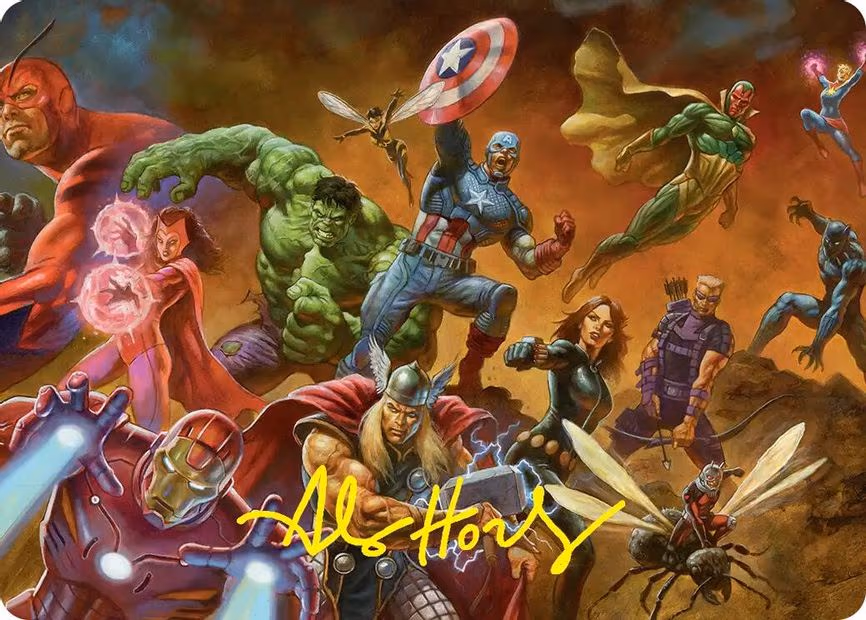 Avengers Assemble! Art Card