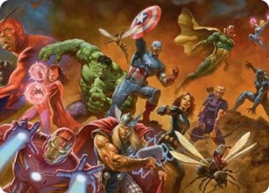 Avengers Assemble! Art Card