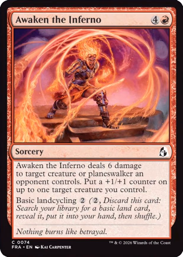Awaken the Inferno - C (74)