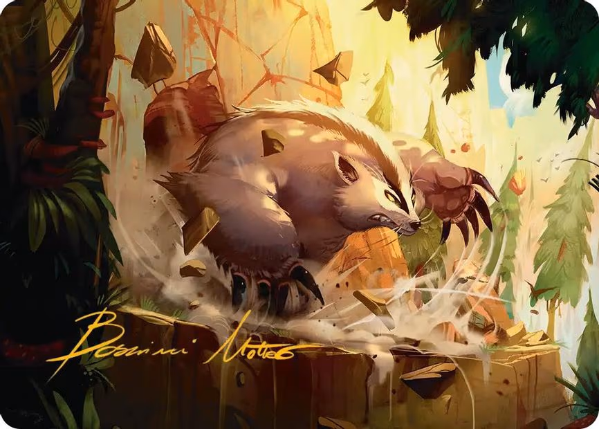 Badgermole Art Card