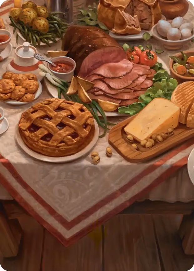 Bag End Banquet Art Card - S (5)