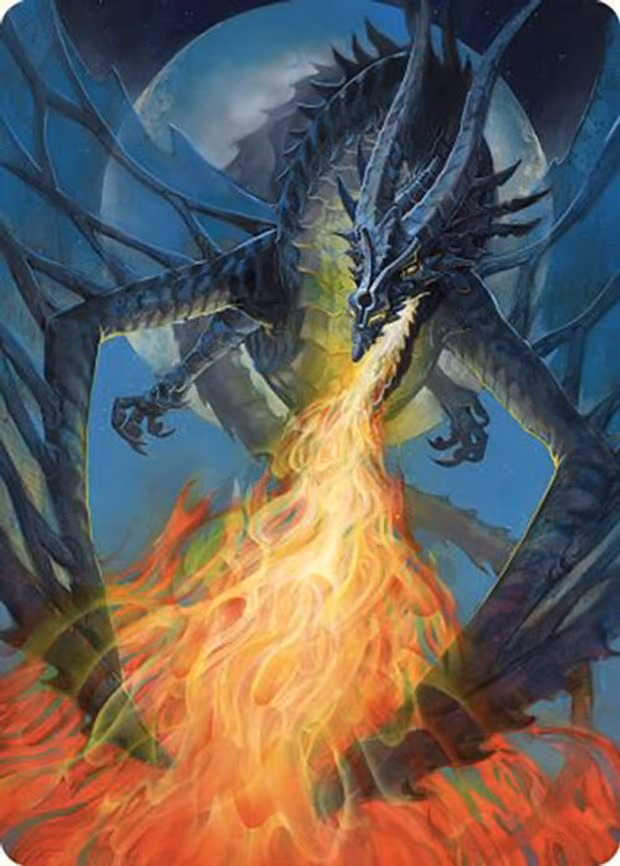 Balefire Dragon Art Card