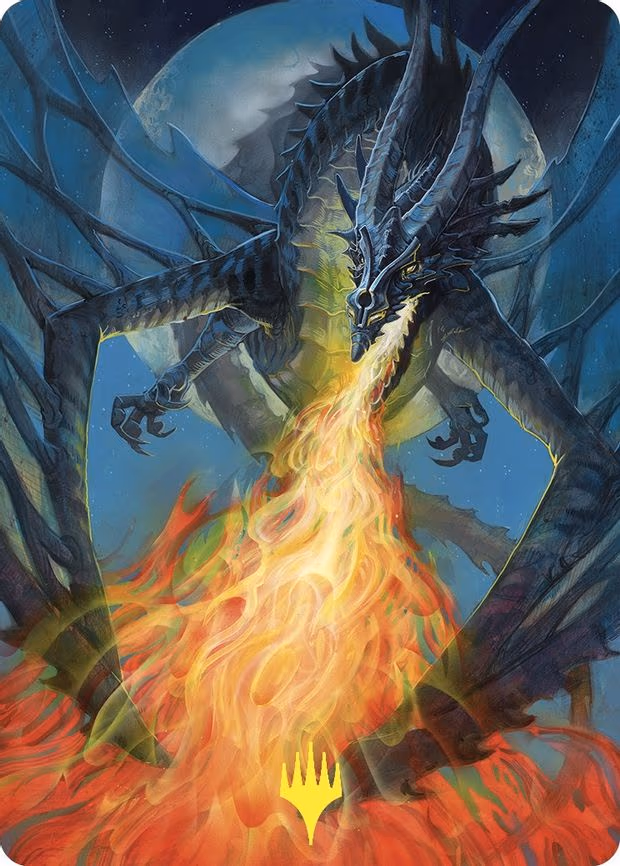 Balefire Dragon Art Card