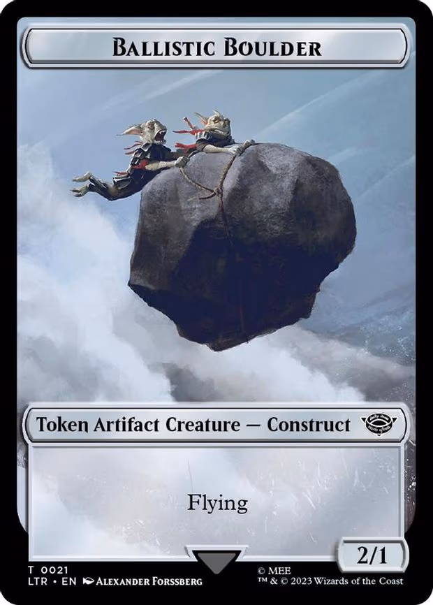 Ballistic Boulder // Food (0022) Double-Sided Token