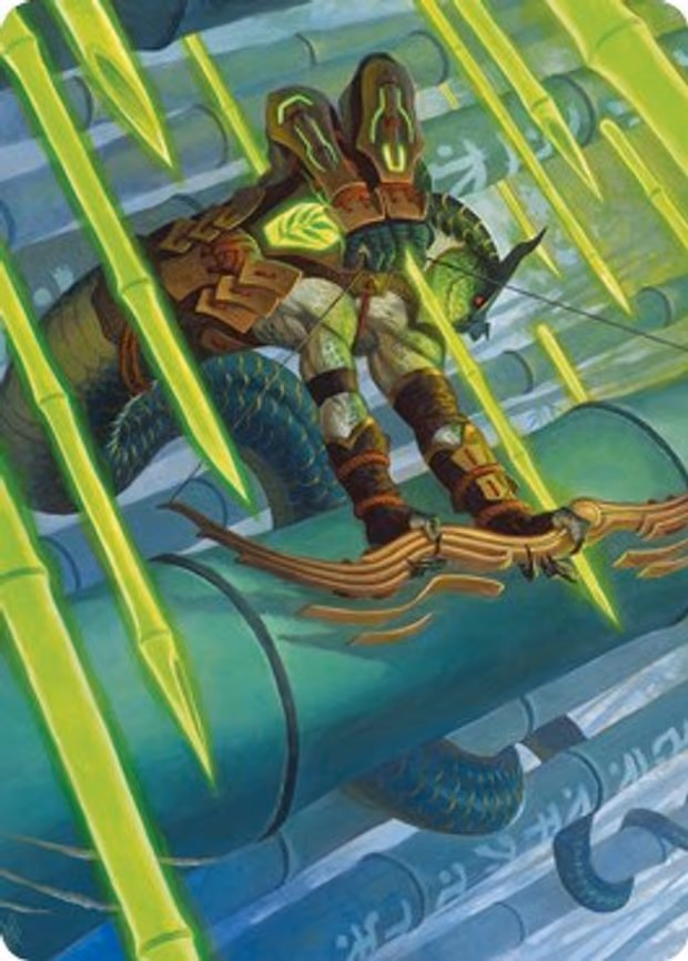 Bamboo Grove Archer Art Card