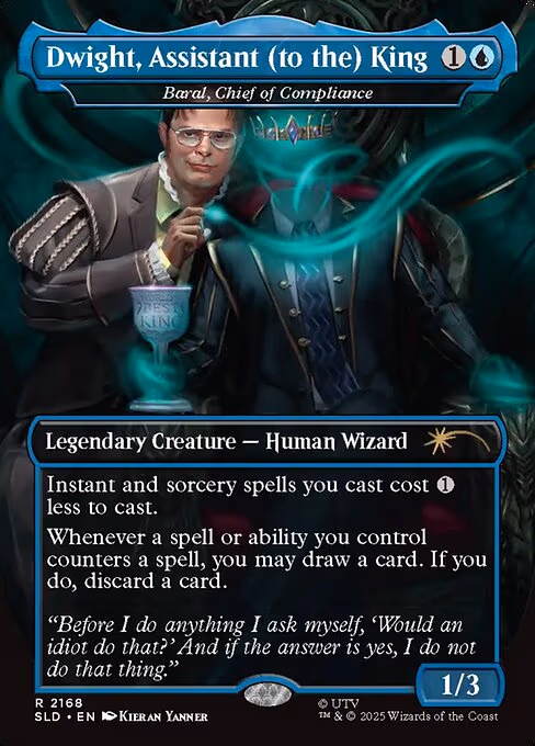 Dwight, Assistant (to the) King - Baral, Chief of Compliance