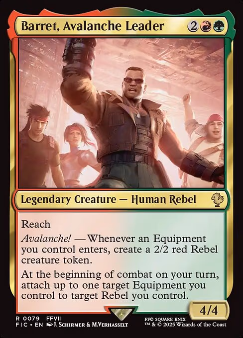 Barret, Avalanche Leader