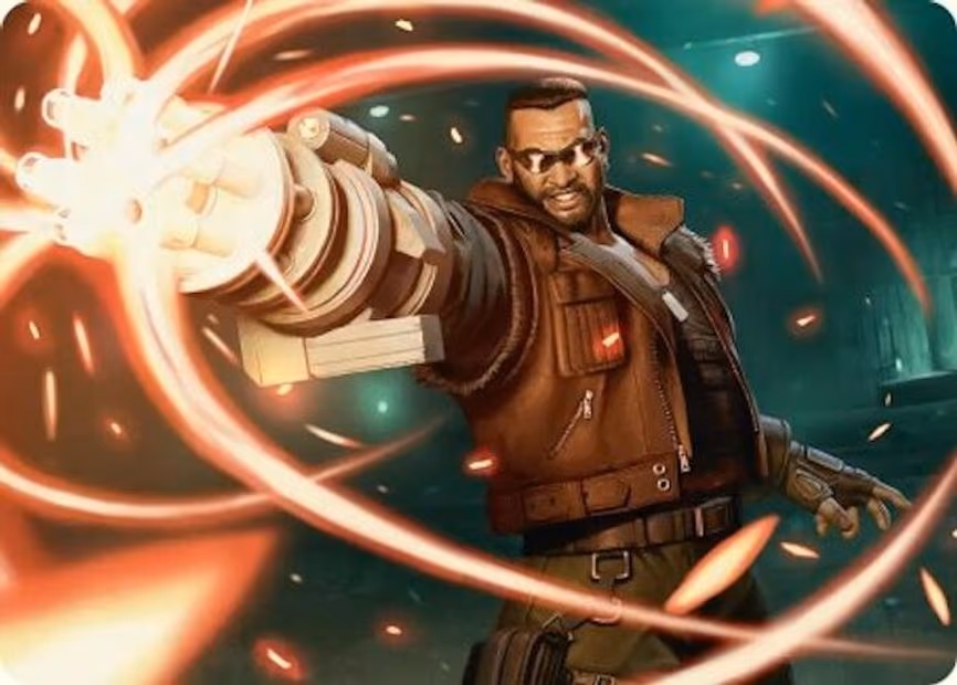 Barret Wallace Art Card