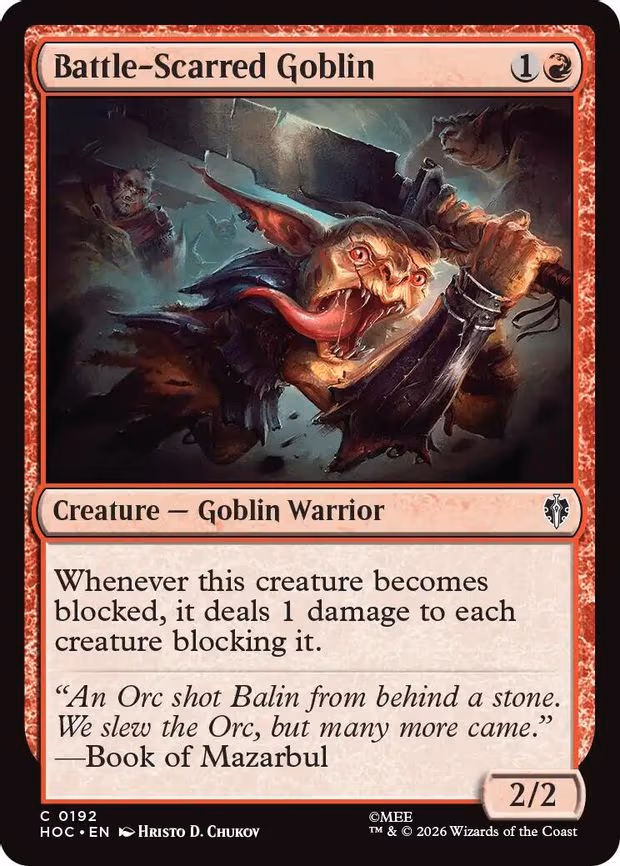 Battle-Scarred Goblin - C (192)