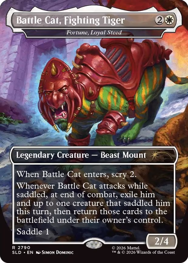 Battle Cat, Fighting Tiger - Fortune, Loyal Steed - R (2790)
