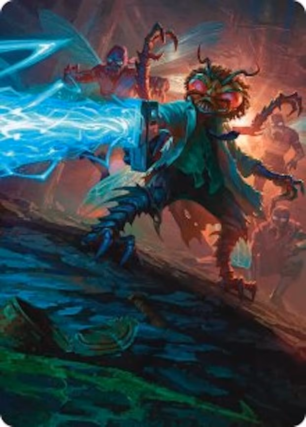 Baxter, Exzzperimental Zzientist Art Card
