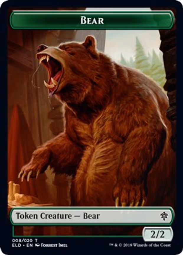 Bear // Food (017) Double-Sided Token